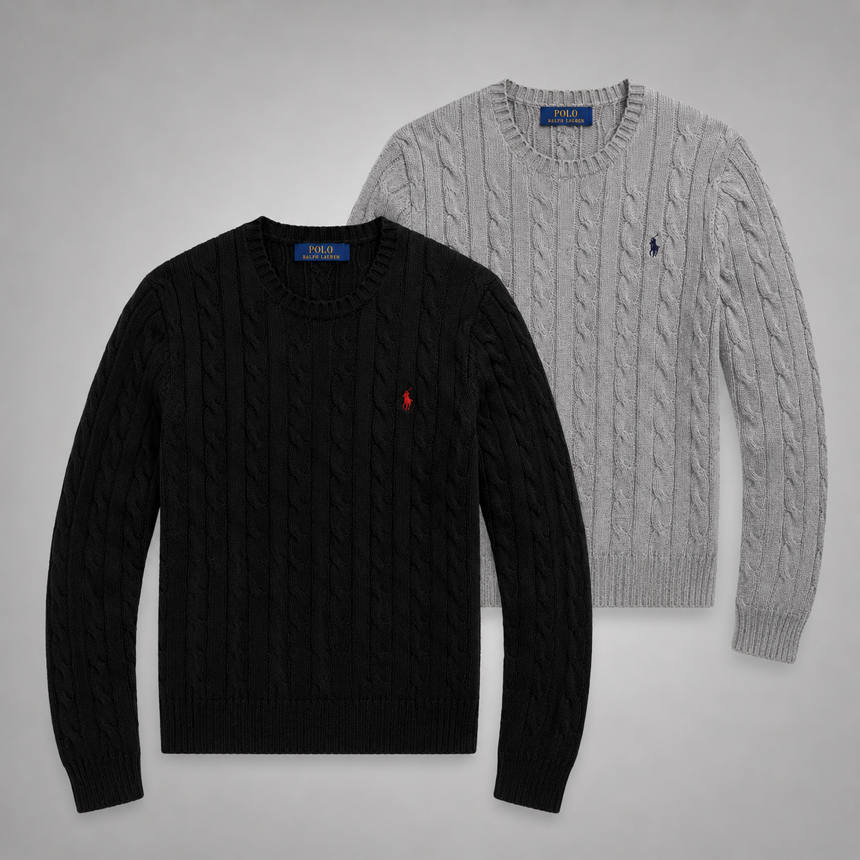 Set 2 Ralph Lauren Pullover aus Strick – Klassisch und Bequem