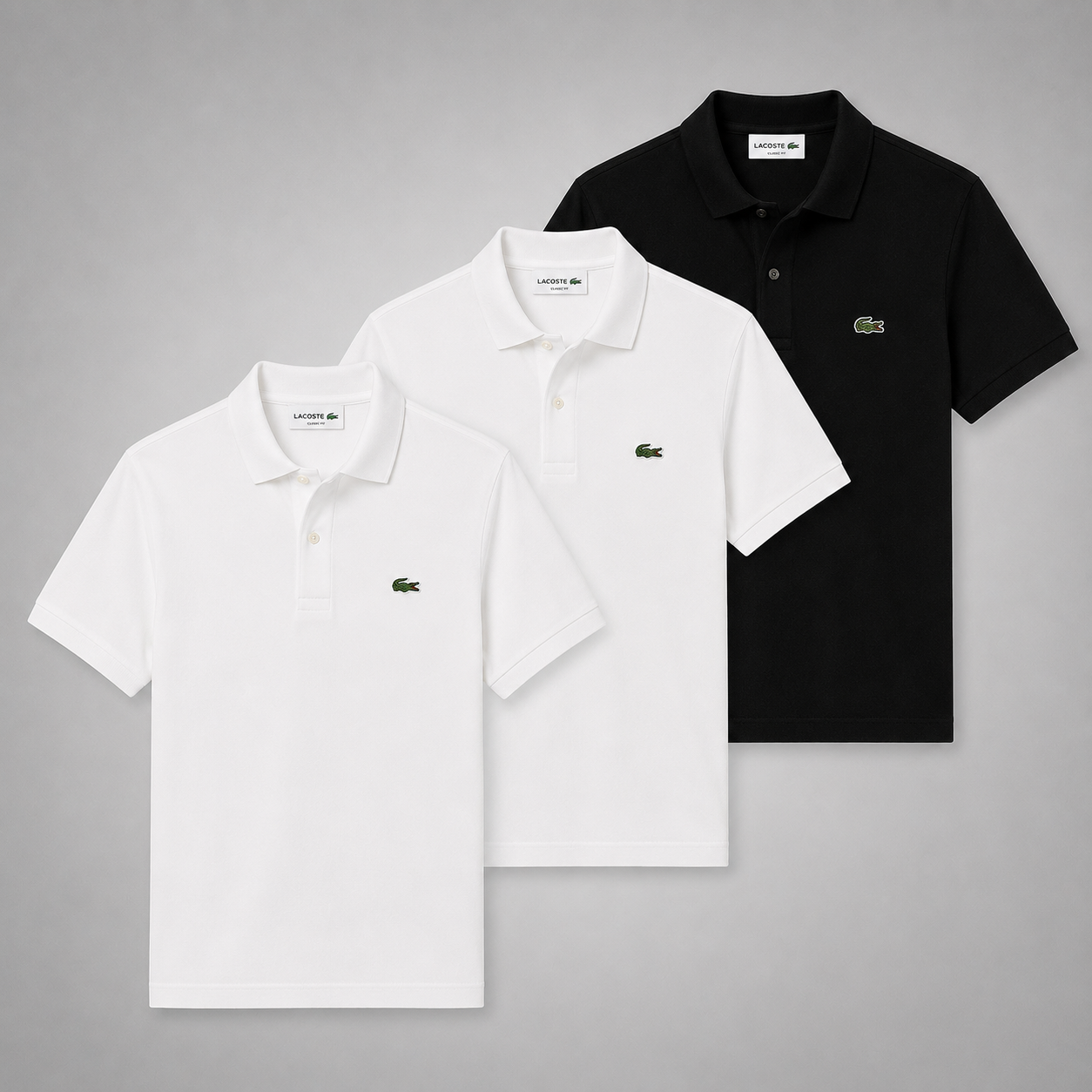 Set 3 Poloshirts Lacoste – Klassisch und Komfortabel
