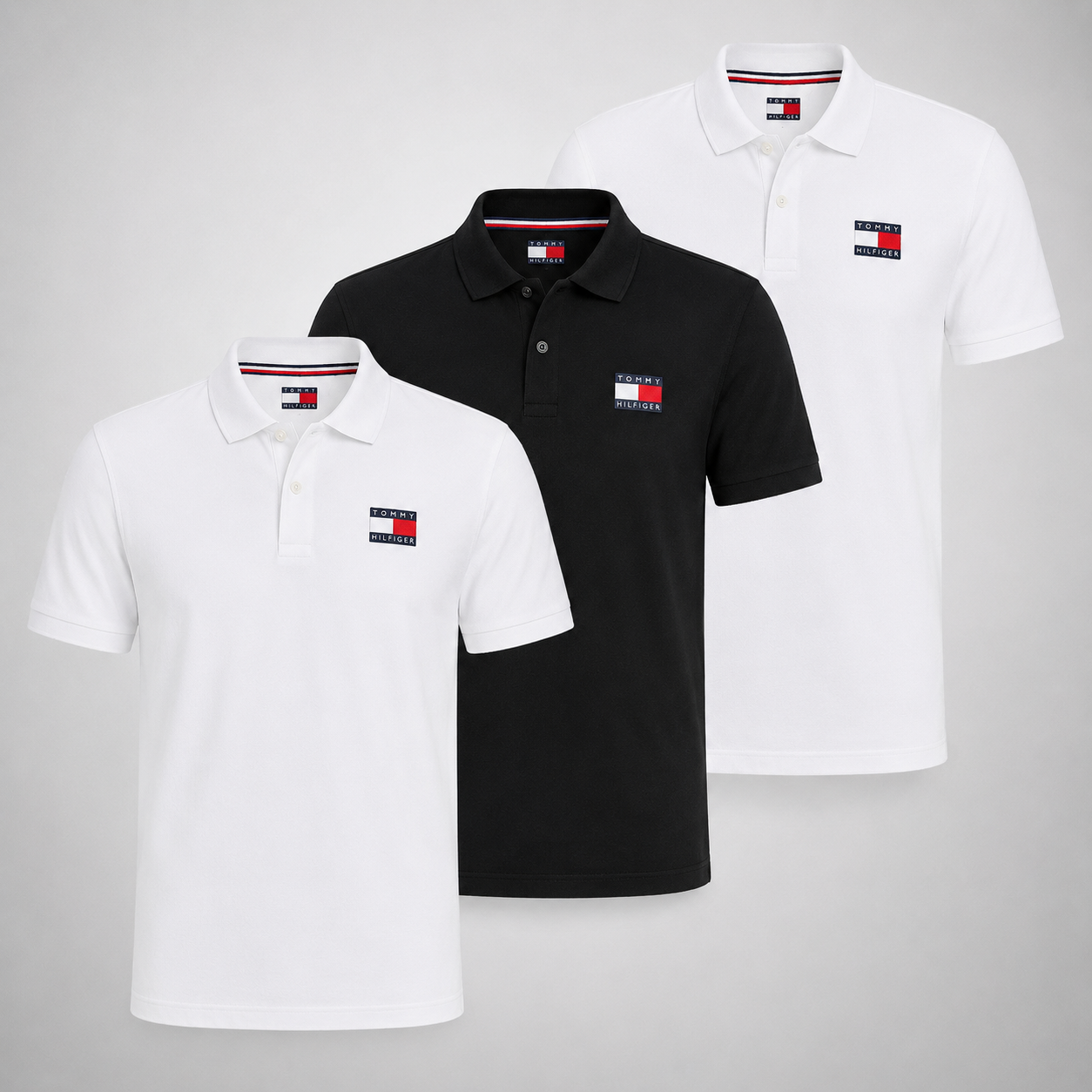 Set 3 Poloshirts Tommy Hilfiger – Klassisch und Komfortabel