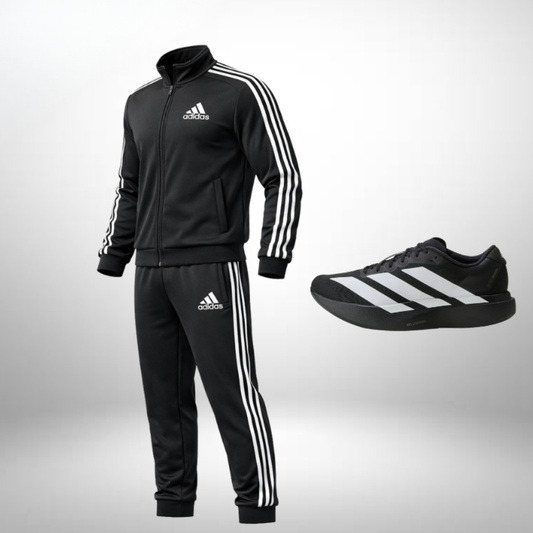 Adidas Set: Hoodie + Hose – Gratis Adidas Adizero Evo Schuhe