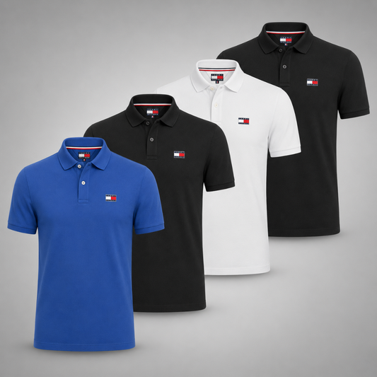 Set 4 Poloshirts Tommy Hilfiger – Klassisch und Komfortabel