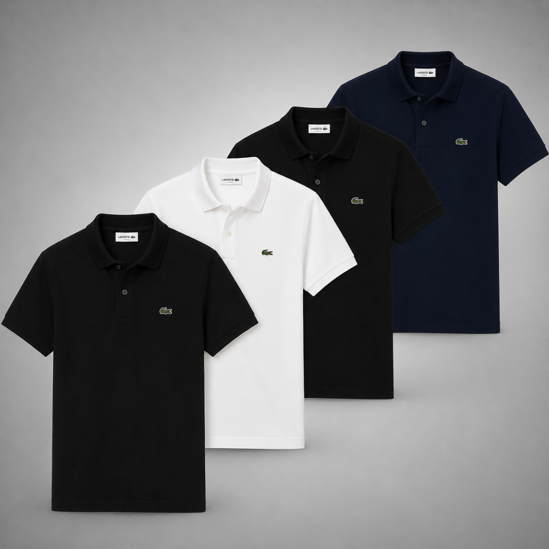 Set 4 Poloshirts Lacoste – Klassisch und Komfortabel