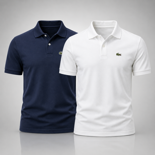 Lacoste Set: 2 Polo-Shirts – Klassisch und Komfortabel