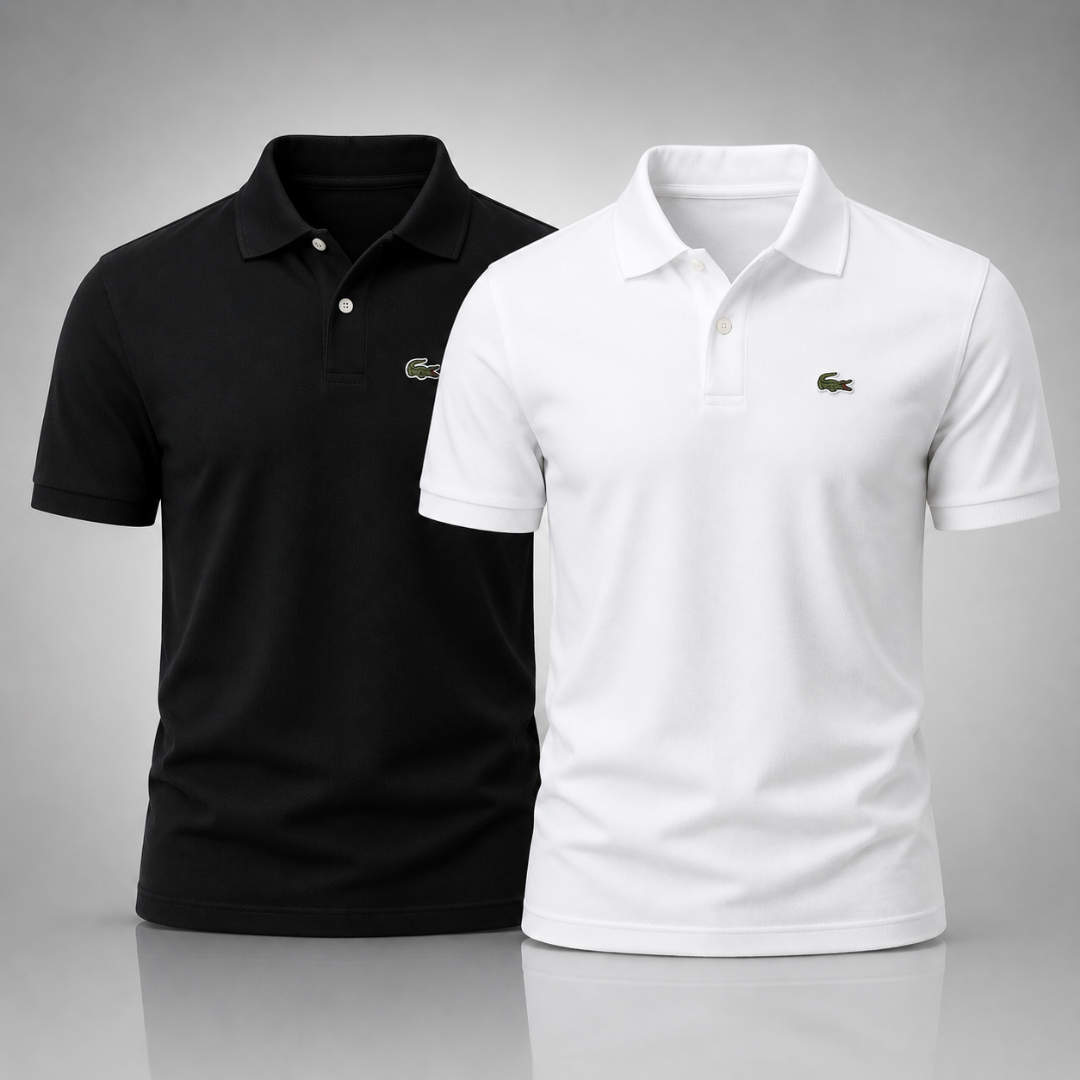 Lacoste Set: 2 Polo-Shirts – Klassisch und Komfortabel