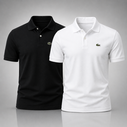 Lacoste Set: 2 Polo-Shirts – Klassisch und Komfortabel