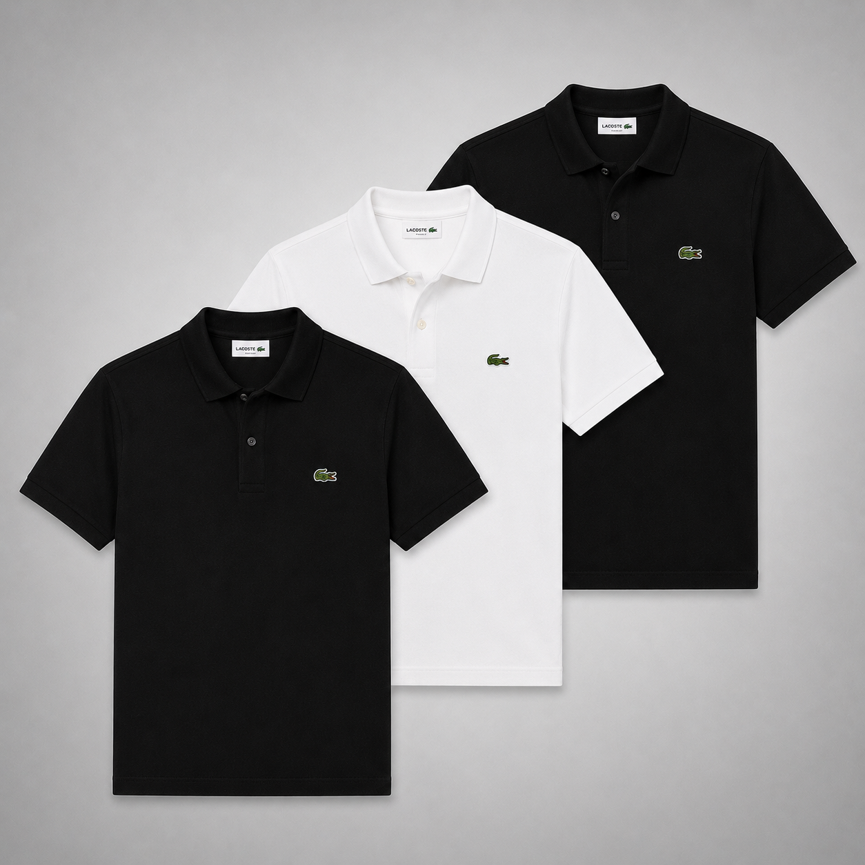 Set 3 Poloshirts Lacoste – Klassisch und Komfortabel