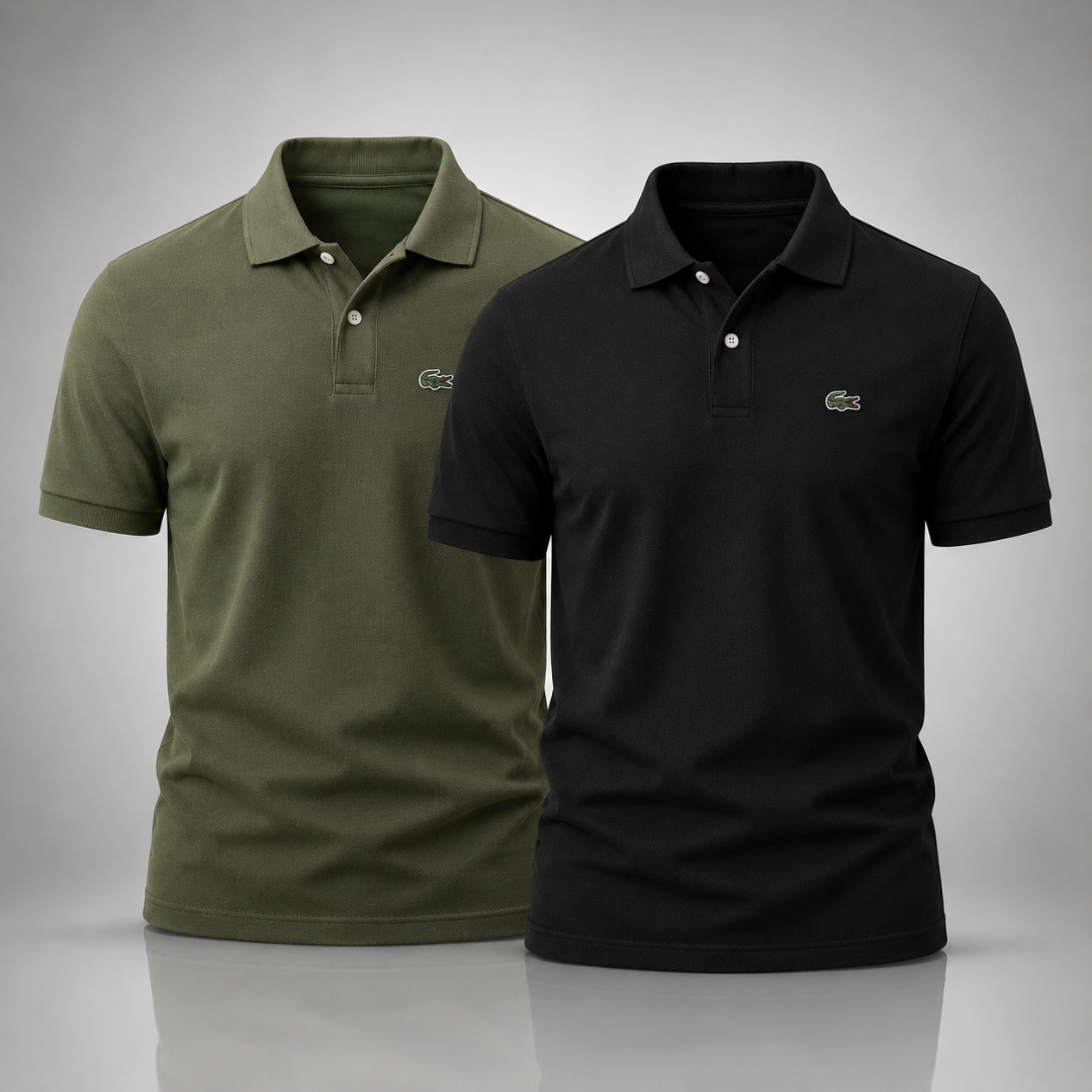 Lacoste Set: 2 Polo-Shirts – Klassisch und Komfortabel