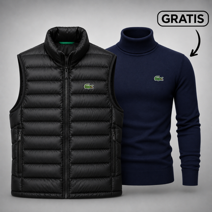 Weste + Kostenloser Pullover Lacoste (RÄUMUNGSVERKAUF)