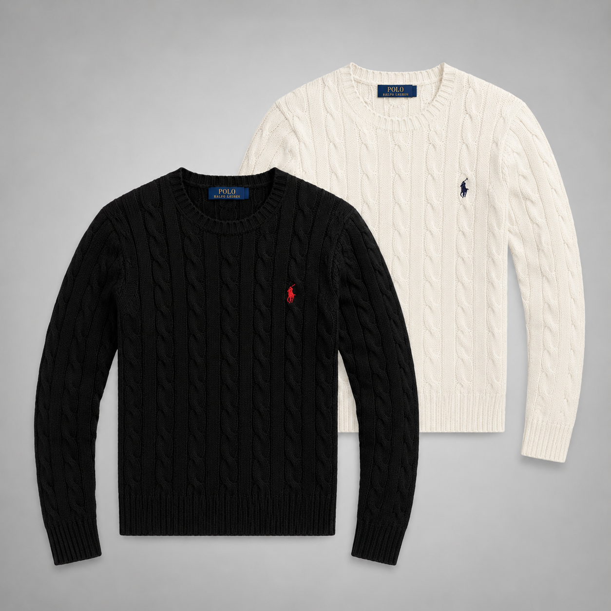 Set 2 Ralph Lauren Pullover aus Strick – Klassisch und Bequem