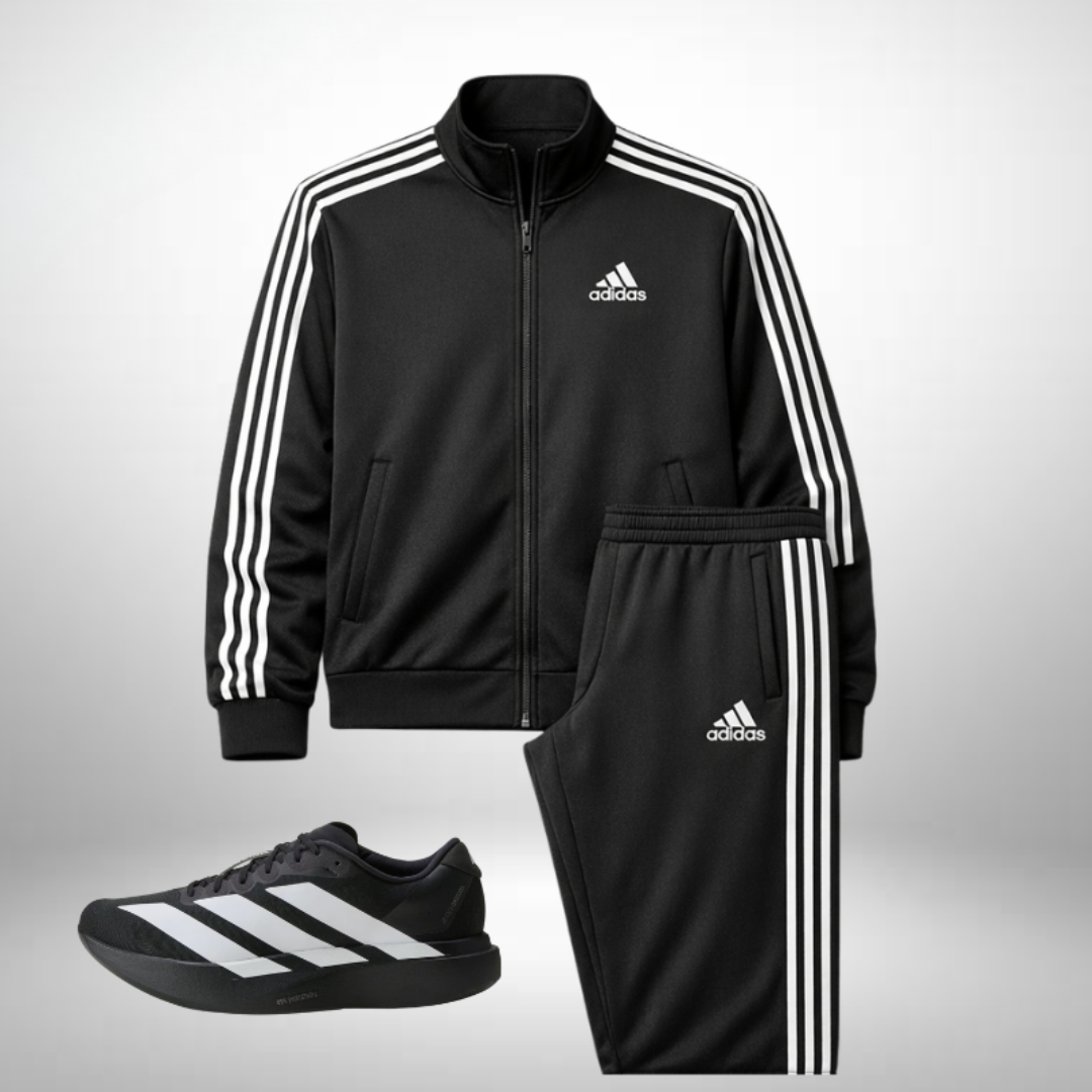 Adidas Set: Hoodie + Hose – Gratis Adidas Adizero Evo Schuhe