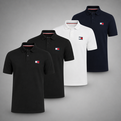 Set 4 Poloshirts Tommy Hilfiger – Klassisch und Komfortabel