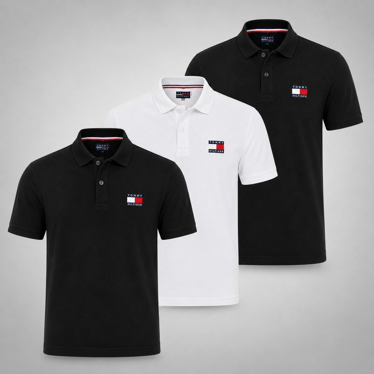 Set 3 Poloshirts Tommy Hilfiger – Klassisch und Komfortabel