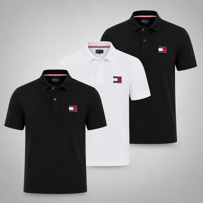 Set 3 Poloshirts Tommy Hilfiger – Klassisch und Komfortabel