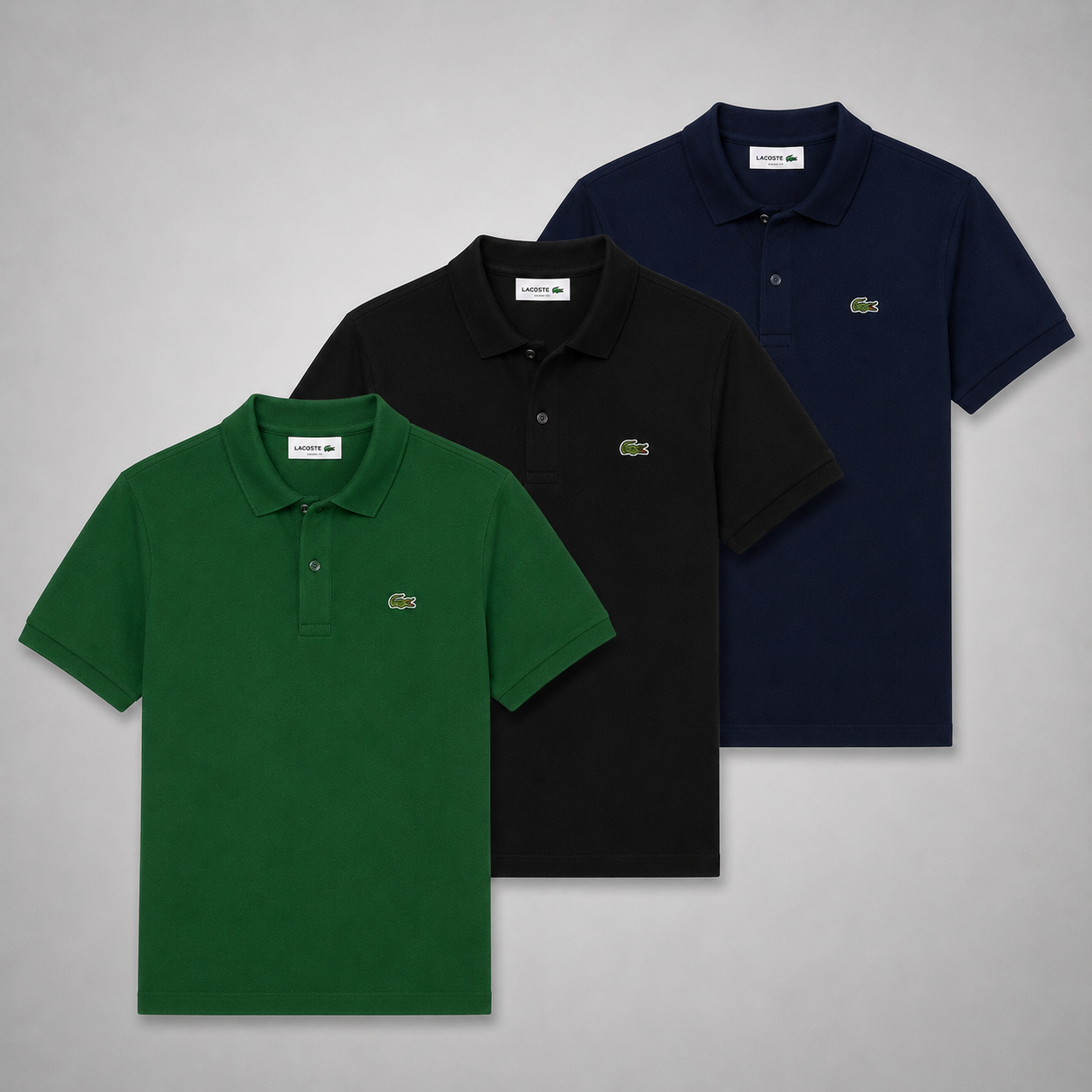 Set 3 Poloshirts Lacoste – Klassisch und Komfortabel