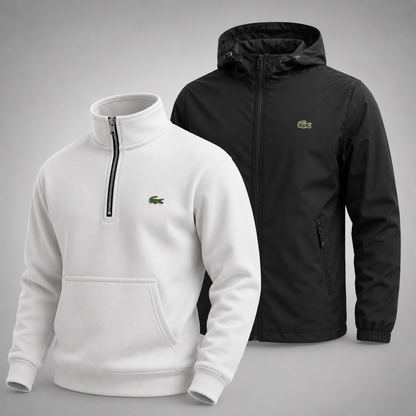 Set Lacoste – 1 Pullover & 1 Winterjacke für Komfort und Stil