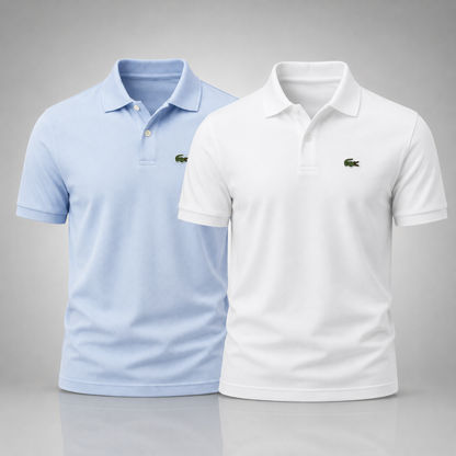 Lacoste Set: 2 Polo-Shirts – Klassisch und Komfortabel