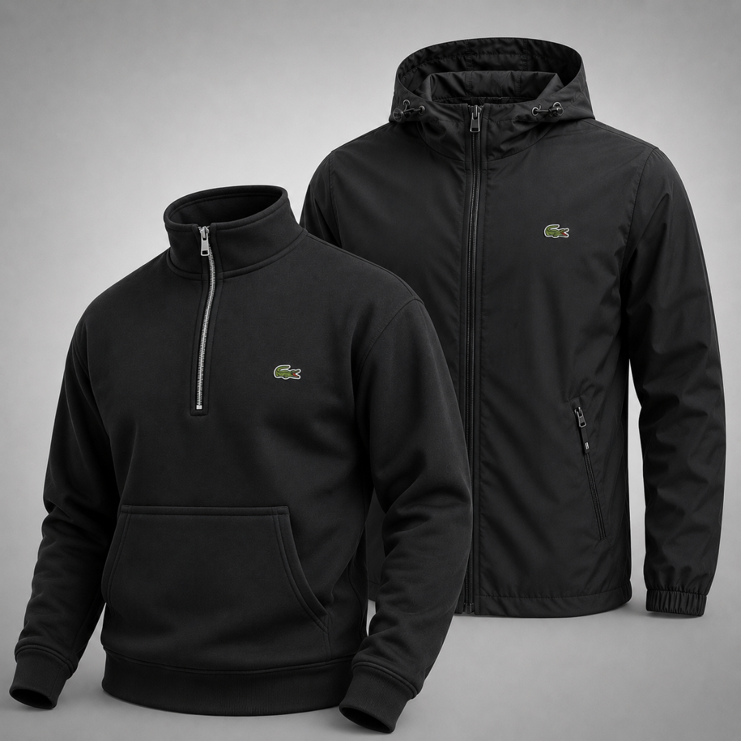 Set Lacoste – 1 Pullover & 1 Winterjacke für Komfort und Stil