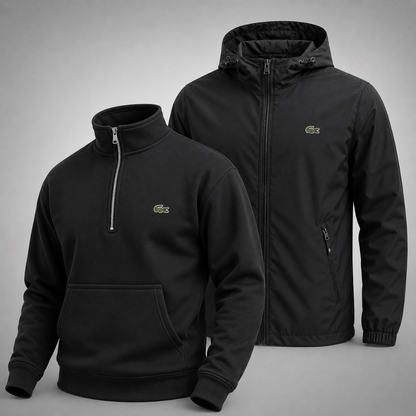 Set Lacoste – 1 Pullover & 1 Winterjacke für Komfort und Stil